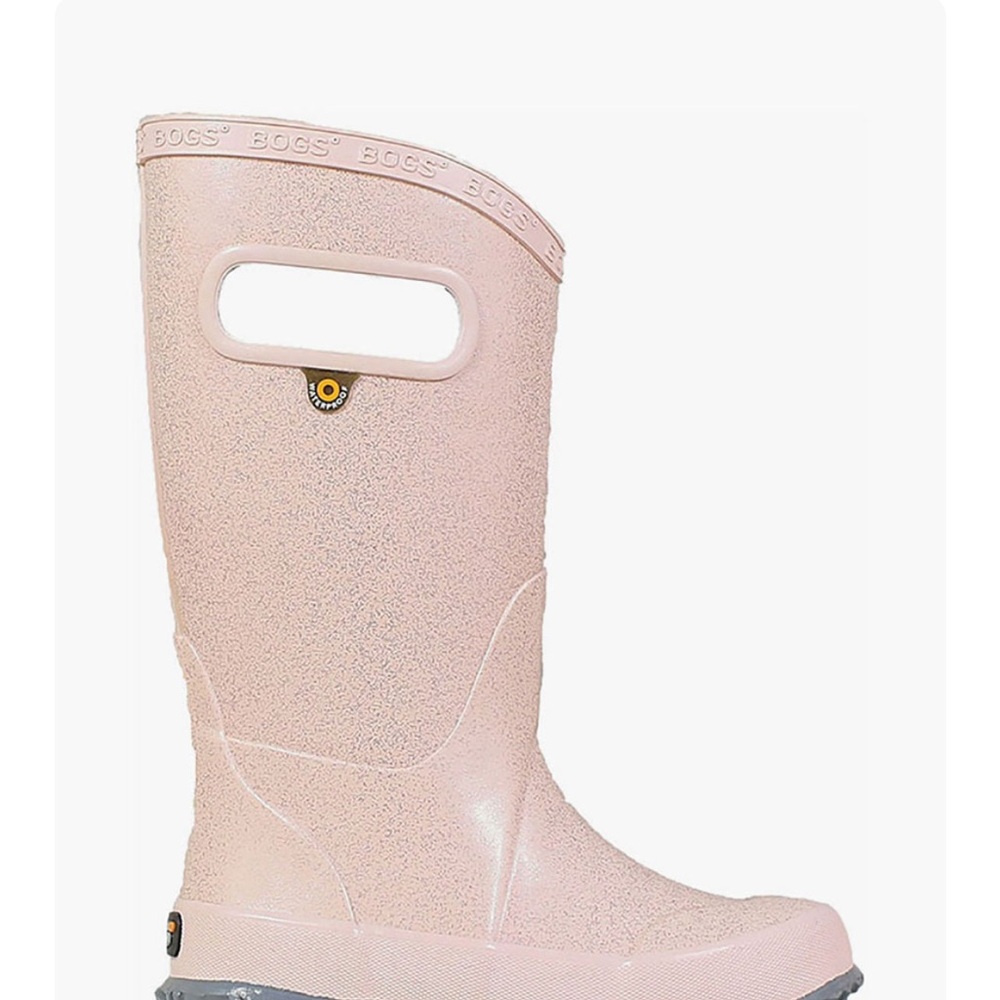 BOGS Light Pink Sparkle Boots